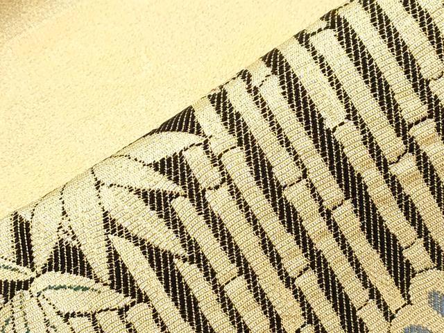 平和屋着物●創業280年 誉田屋源兵衛 九寸名古屋帯 金華山織 松竹梅 金糸 正絹 逸品 未使用 CABI7250dy