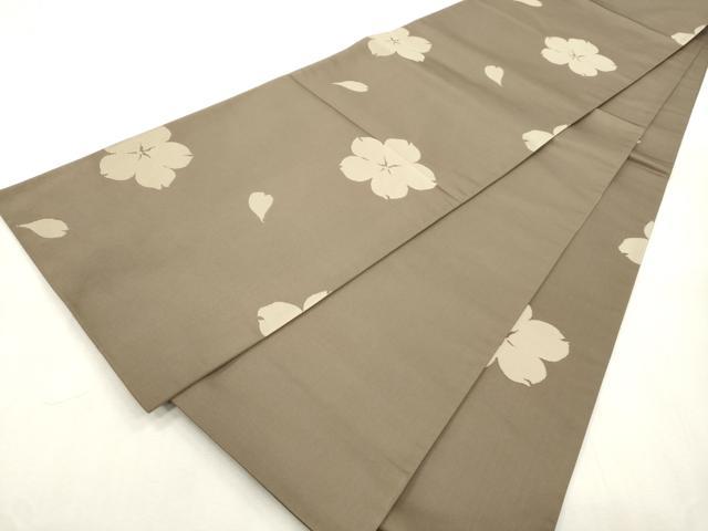 平和屋着物●世界的人形師 辻村寿三郎 ジュサブロー 六通柄袋帯 舞花文 正絹 逸品 CABI7274dy