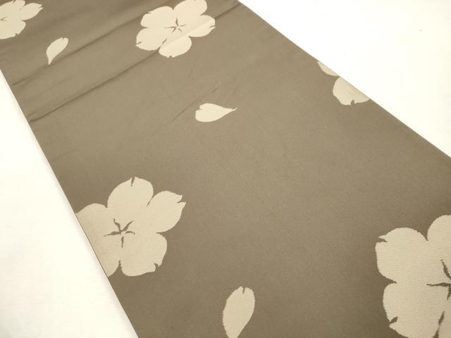 平和屋着物●世界的人形師 辻村寿三郎 ジュサブロー 六通柄袋帯 舞花文 正絹 逸品 CABI7274dy