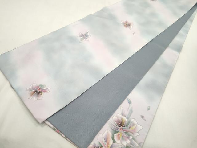 平和屋着物●六通柄袋帯 舞花文 正絹 逸品 CABI7289dy