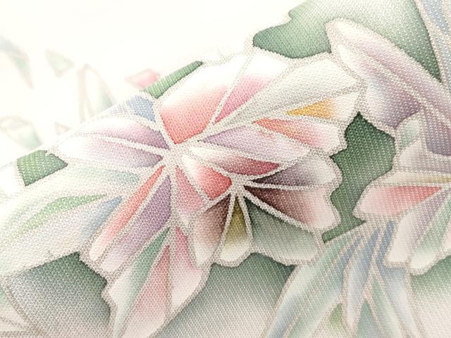 平和屋着物●六通柄袋帯 舞花文 正絹 逸品 CABI7289dy