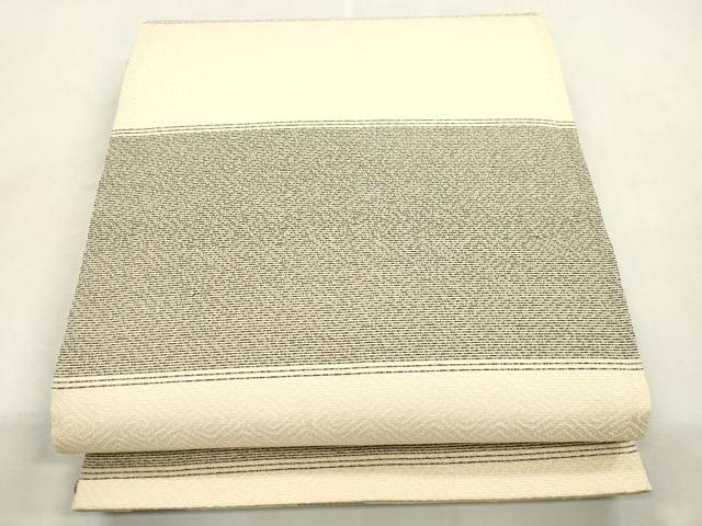 平和屋着物●両面 六通柄袋帯 雪輪花文 正絹 逸品 CABI7294dy