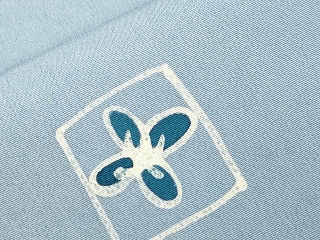 平和屋着物●全通柄九寸名古屋帯 ろうけつ染め 草花文 正絹 逸品 CABI7400dy
