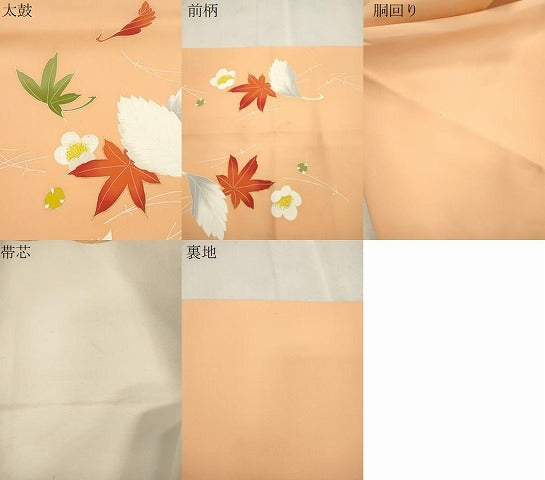平和屋着物●九寸名古屋帯 刺繍 吹寄せ文 金彩 松葉仕立て 正絹 逸品 CABI7409dy
