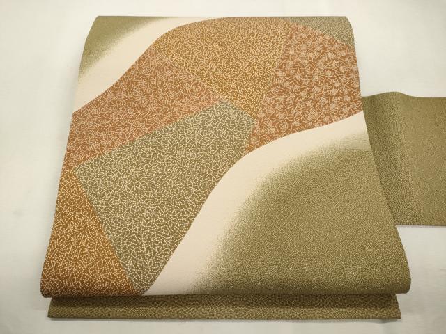 平和屋着物●九寸名古屋帯 吉祥柄 正絹 逸品 CABI7446dy
