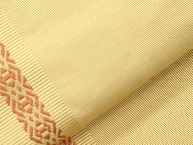 平和屋着物●本場筑前博多織 両面 半幅帯 格子柄 正絹 逸品 CABI7510dy