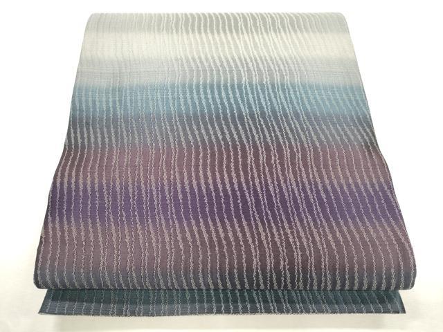 平和屋着物●全通柄袋帯 霞文 正絹 逸品 未使用 CABI7552dy