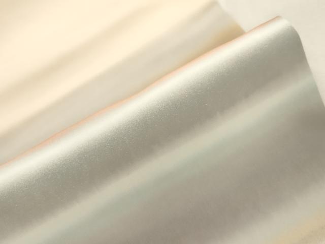 平和屋着物●塩瀬 九寸名古屋帯 霞文 正絹 逸品 CABI7592dy