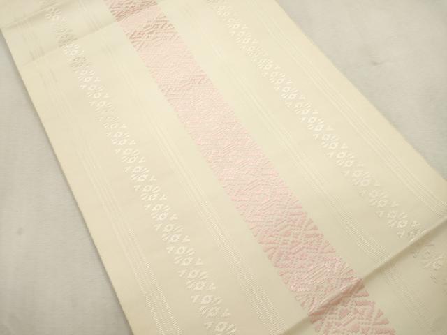 平和屋着物●本場筑前博多織 八寸名古屋帯 献上 正絹 逸品 CABI7598dy