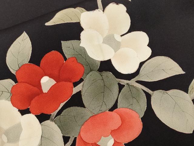 平和屋着物■豪華色留袖 刺繍 孔雀枝椿文 暈し染め 金銀彩 正絹 逸品 CABI7667ev