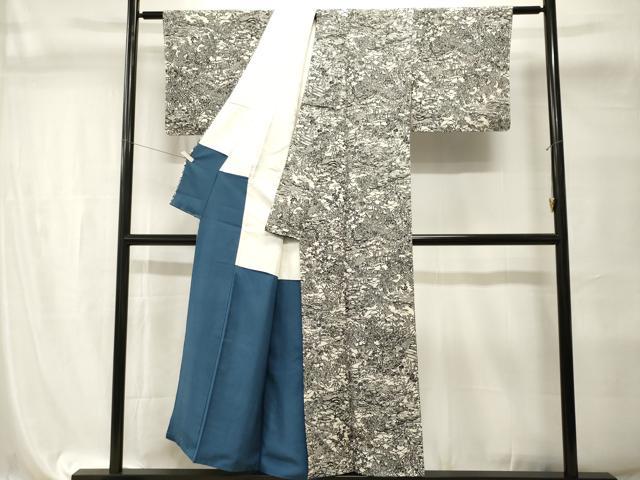 平和屋着物■上質な小紋 流水松竹梅文 正絹 逸品 CABI7697ev