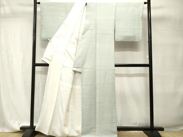 平和屋着物■上質な色無地 杢目地紋 水色 正絹 逸品 CABI7714ev
