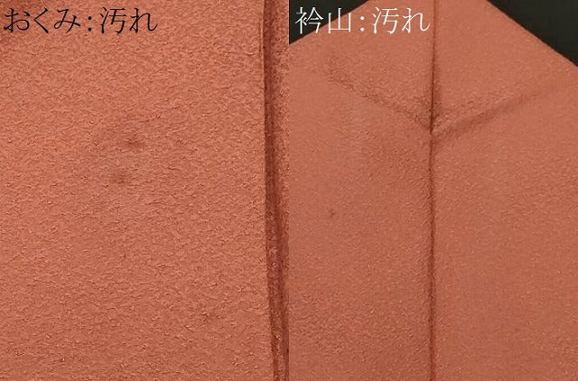 平和屋着物■上質な色無地 霞地紋 蘇芳香色 正絹 逸品 CABI7720ev