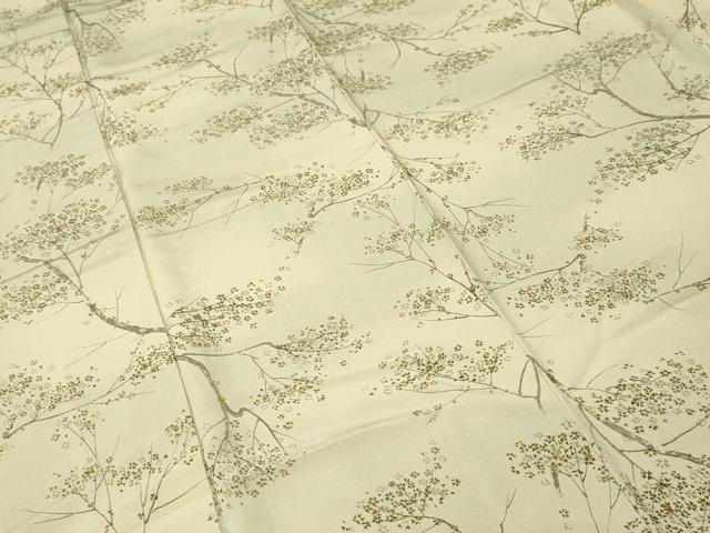 平和屋着物■上質な小紋 樹林花文 暈し染め 正絹 逸品 CABI7741ev