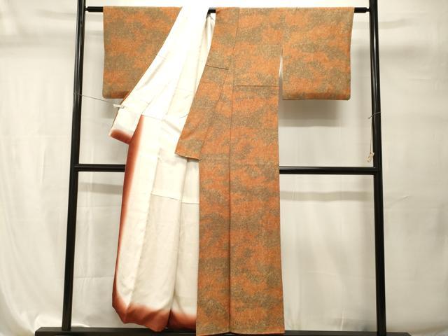 平和屋着物■上質な小紋 霞文 正絹 逸品 CABI7767ev