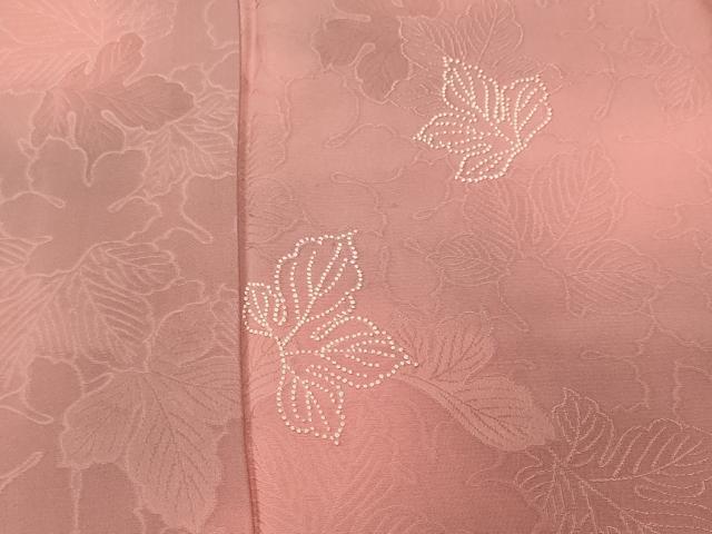 平和屋着物■中国三大刺繍 相良刺繍 総刺繍 訪問着 舞葉文 暈し染め 正絹 逸品 CABI7775ev
