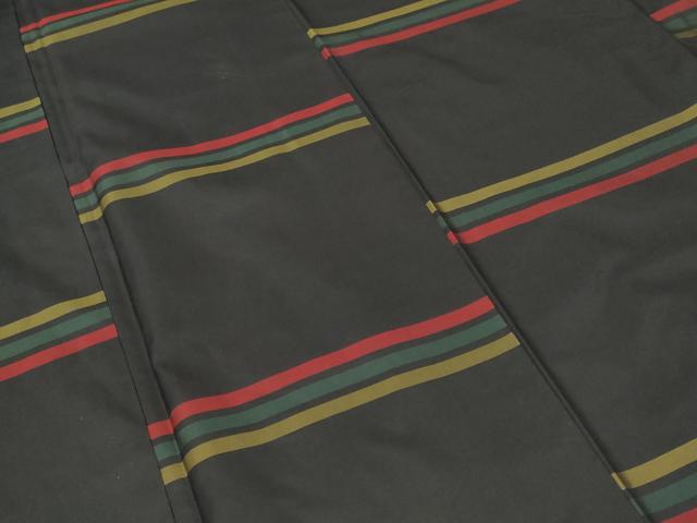 平和屋着物■本場染大島紬 横段文 正絹 逸品 CABI7790ev