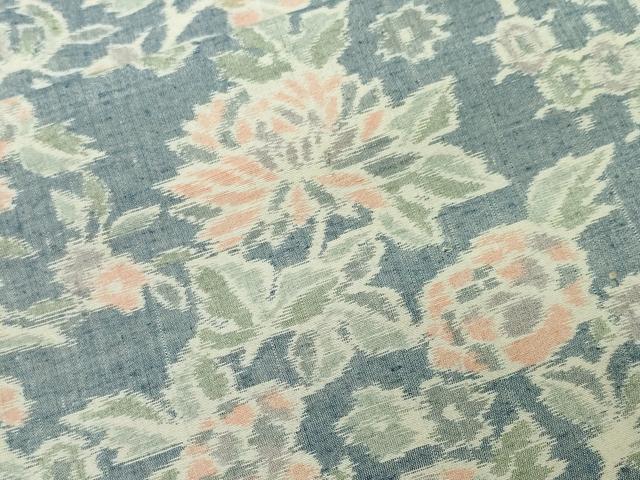 平和屋着物■上質な紬 枝花鳥文 正絹 逸品 CABI7795ev