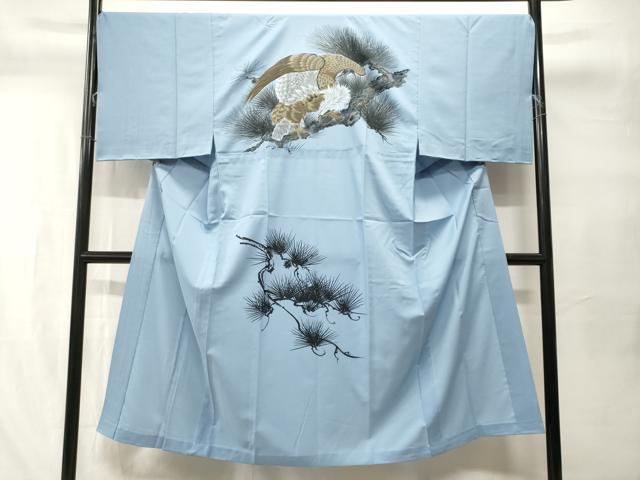 平和屋着物■男性 長襦袢 無双仕立て 鷲松葉文 洗える着物 CABI7799ev