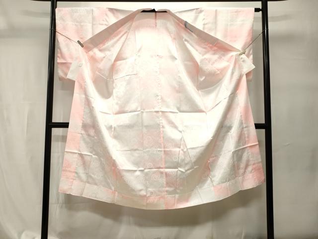 平和屋着物■長襦袢 無双仕立て 七宝花文 暈し染め 洗える着物 CABI7805ev