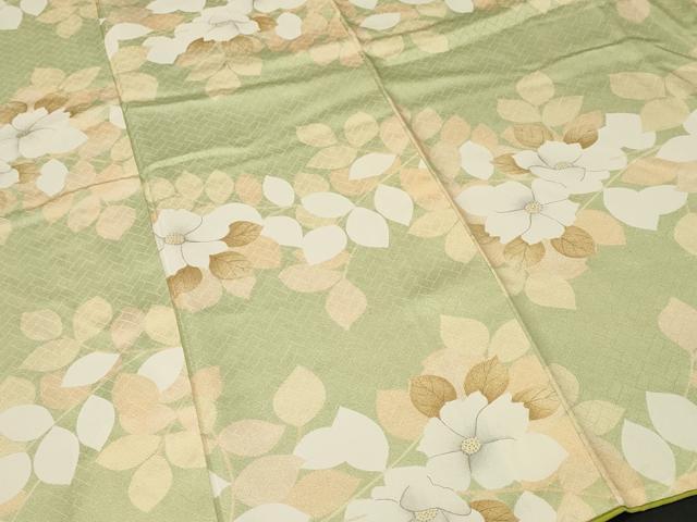 平和屋着物■上質な小紋 草花文 正絹 逸品 CABI7827ev