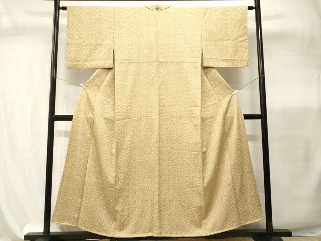 平和屋着物■上質な小紋 唐草花文 正絹 逸品 CABI7834ev