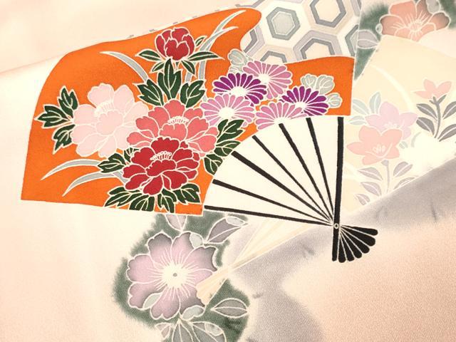 平和屋着物■訪問着 辻が花 暈し染め 正絹 逸品 CABI7841ev