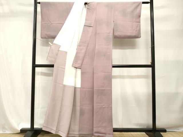 平和屋着物■上質な小紋 杢目文様 暈し染め 正絹 逸品 CABI7892ev
