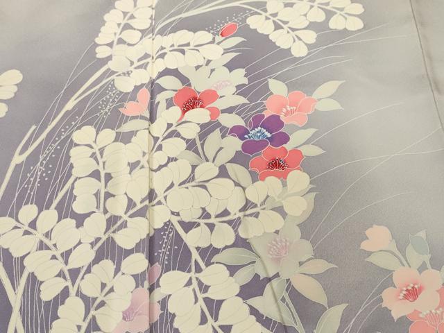 平和屋着物■訪問着 枝花文 暈し染め 正絹 逸品 CABI7896ev