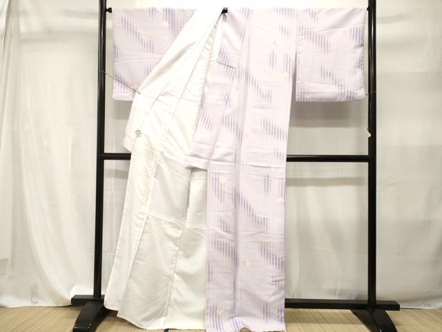 平和屋着物■小紋 縞 源氏香 暈し染め 洗える着物 CABI7924ev
