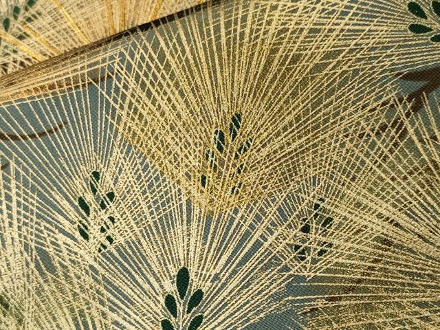 平和屋着物■豪華黒留袖 駒刺繍 市松松葉文 金彩 さが美扱い 正絹 逸品 CABI7943ev