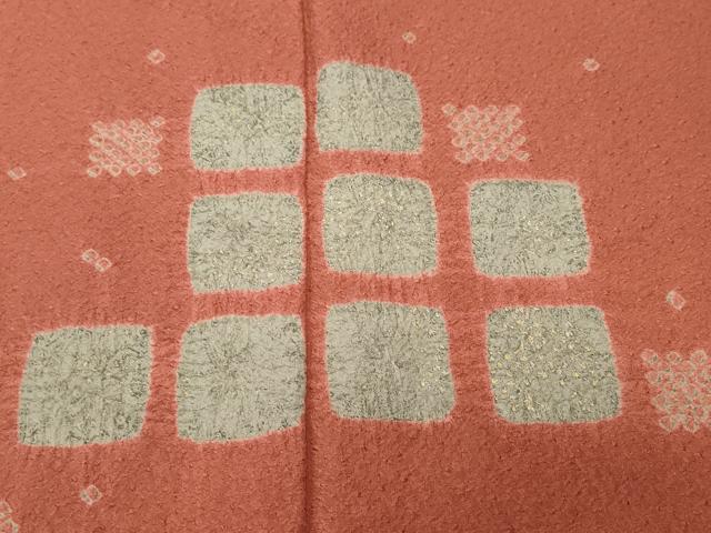 平和屋着物■訪問着 絞り 抽象文 さが美扱い 正絹 逸品 CABI7947ev