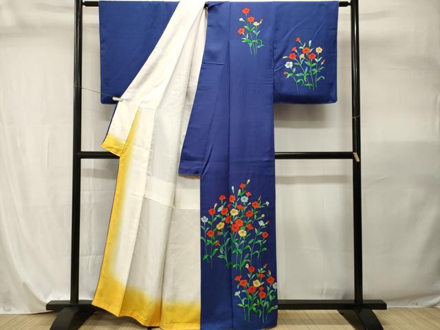 平和屋着物■訪問着 草花文 正絹 逸品 CABI7948ev