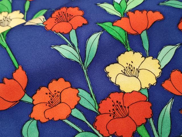 平和屋着物■訪問着 草花文 正絹 逸品 CABI7948ev