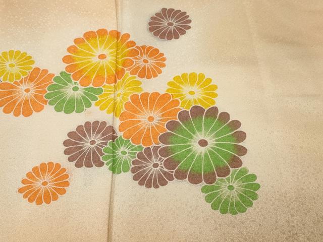 平和屋着物■訪問着 菊文 暈し染め 正絹 逸品 CABI7958ev