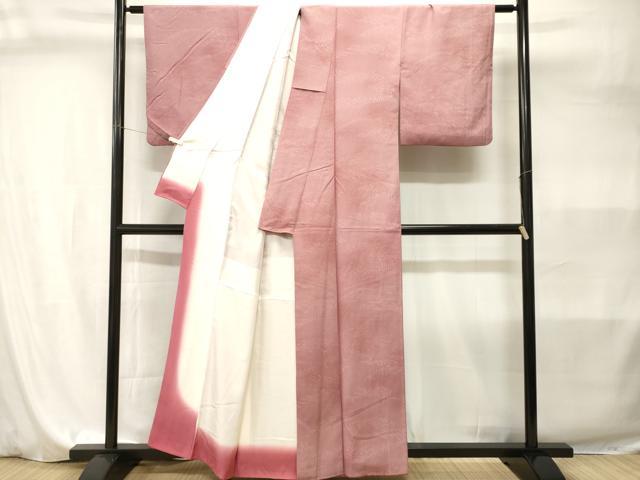平和屋着物■上質な小紋 溢れ松葉文様 暈し染め 正絹 逸品 CABI7959ev