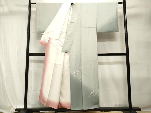 平和屋着物■訪問着 蕾文 暈し染め 正絹 逸品 CABI7976ev
