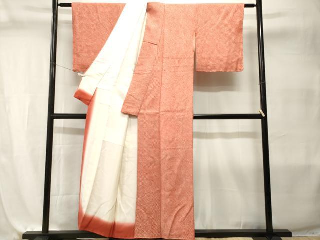 平和屋着物■大変加工の良い総絞り小紋 正絹 逸品 CABI7981ev
