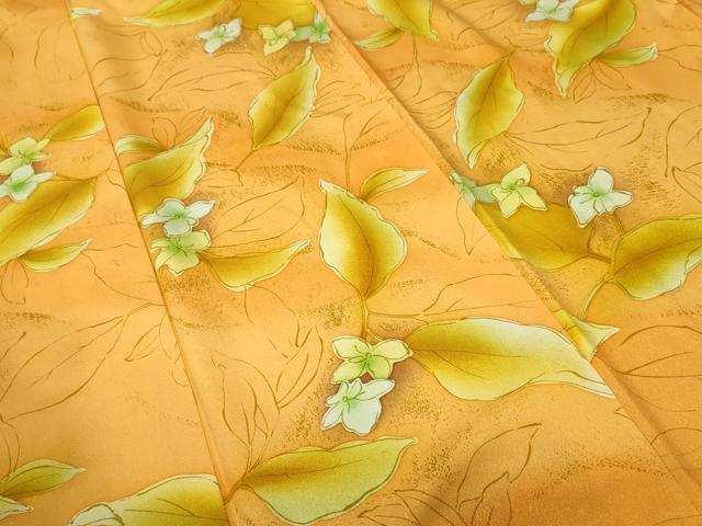 平和屋着物■上質な小紋 草花文 正絹 逸品 CABI7988ev
