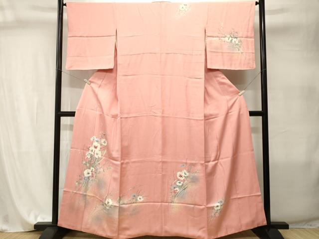 平和屋着物■訪問着 草花文 正絹 逸品 CABI8010ev