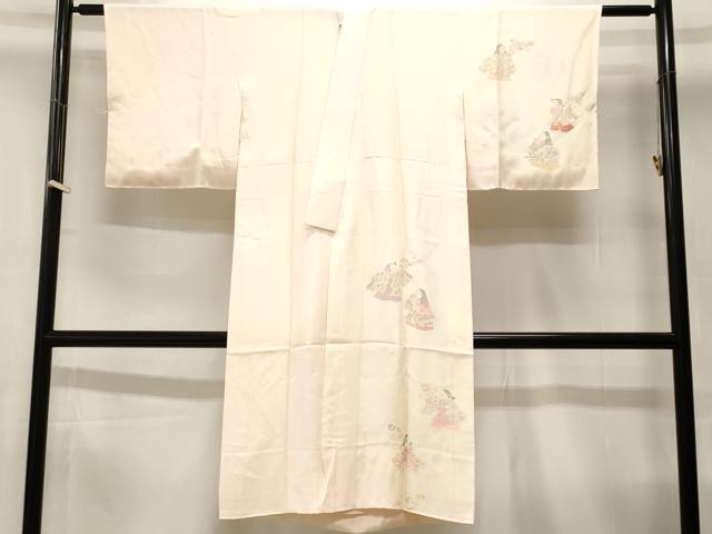 平和屋着物■長襦袢 袷 童子遊び 暈し染め 正絹 逸品 CABI8021ev