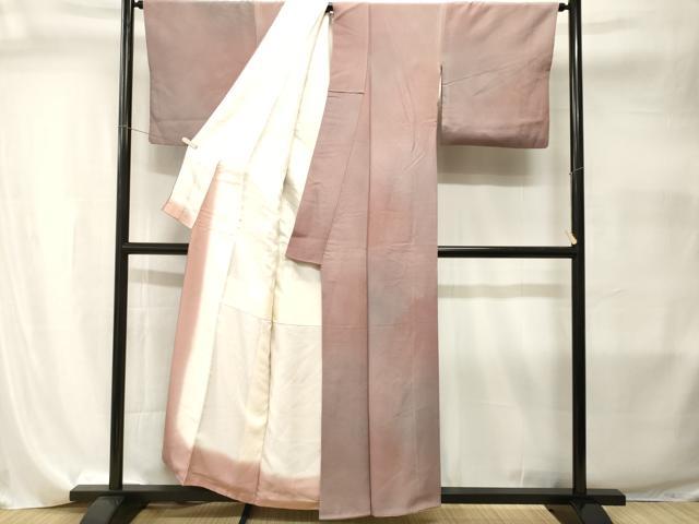 平和屋着物■染色作家 斉藤三才 小紋 霞文 正絹 逸品 CABI8023ev