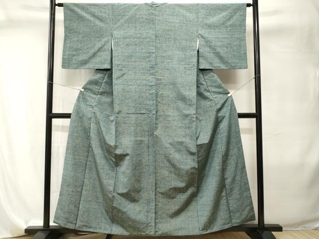 平和屋着物■上質な紬 幾何学文 正絹 逸品 CABI8028ev