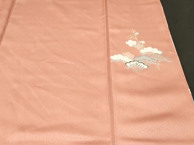 平和屋着物■訪問着 露芝鴛鴦松花文 暈し染め 正絹 逸品 CABI8032ev