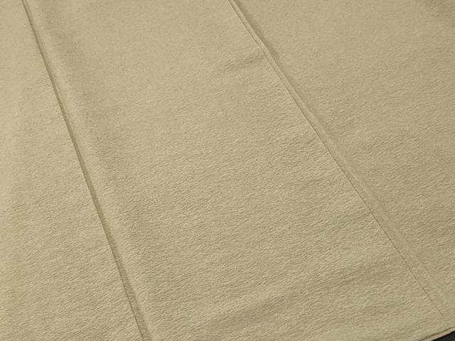 平和屋着物■上質な色無地 霞地紋 柳茶色 正絹 逸品 CABI8063ev