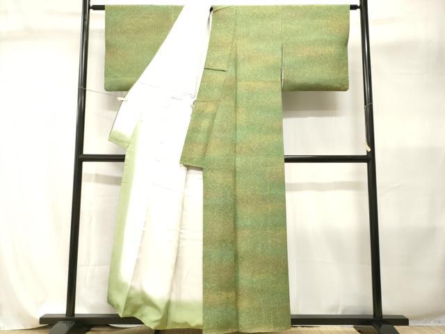 平和屋着物■上質な小紋 霰文 暈し染め正絹 逸品 CABI8093ev
