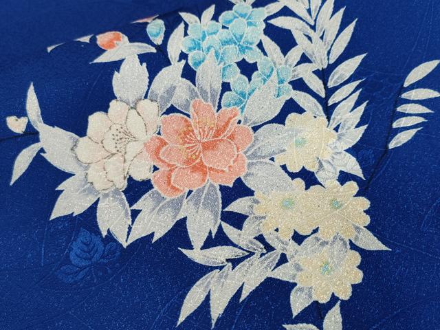 平和屋着物■小紋 藤花房 洗える着物 CABI8096ev