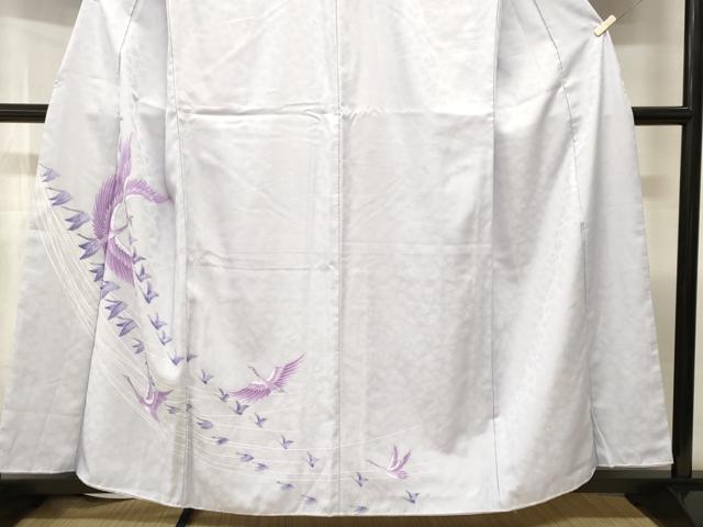 平和屋着物■訪問着 飛鶴文 金彩 洗える着物 CABI8100ev