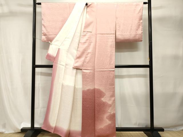平和屋着物■訪問着 霞文 暈し染め 正絹 逸品 CABI8109ev