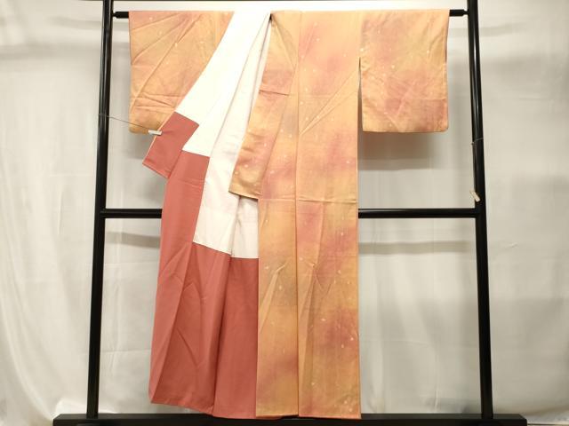 平和屋着物■上質な小紋 霞文 暈し染め 正絹 逸品 CABI8125ev